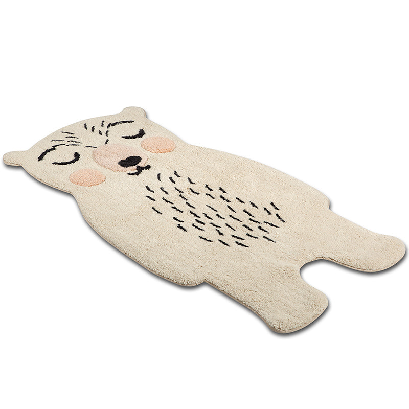 Nattiot Washable Cotton with little bear Kids Rug - Odino - 60 x 110 cm