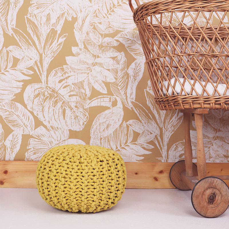 Nattiot cotton Kid's pouf - Lili Oeuf - D30 x H20 cm