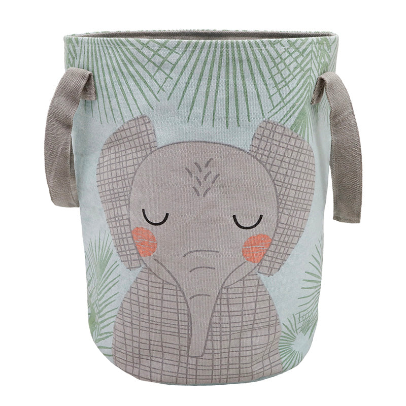 Nattiot cotton storage basket for kid's room - Junko - D30 x H40 cm