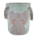 Nattiot cotton storage basket for kid's room - Junko - D30 x H40 cm
