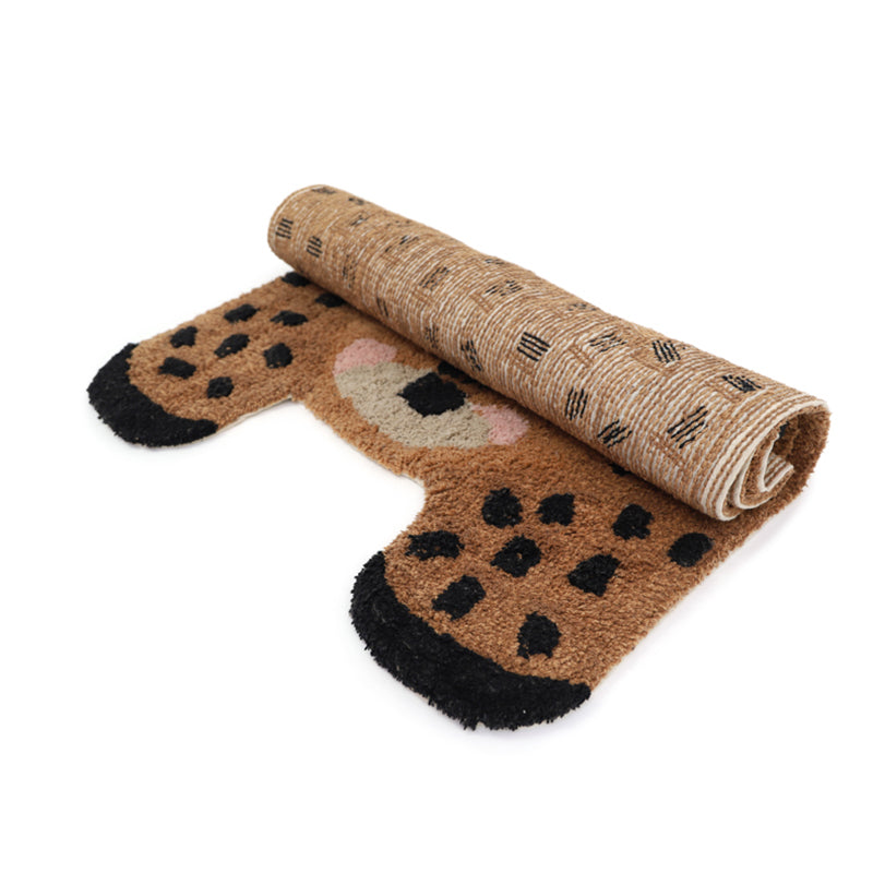 LITTLE CHEETAH washable nursery rug – machine washable cotton kids area rug
