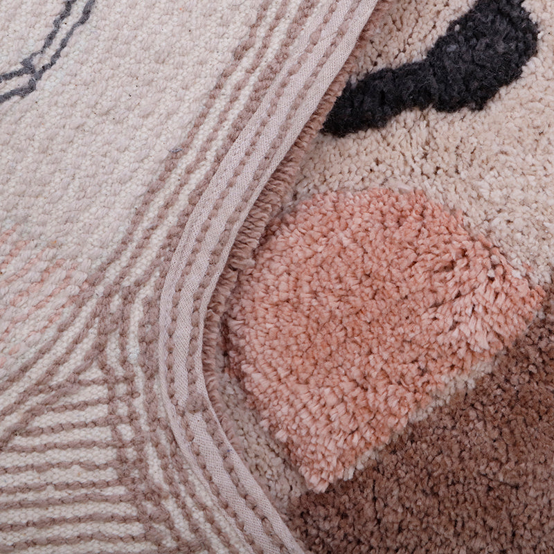 Nattiot Washable Cotton Fawn Kids Rug - Little Deer - 70 x 110 cm