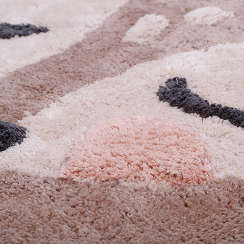 Nattiot Washable Cotton Fawn Kids Rug - Little Deer - 70 x 110 cm
