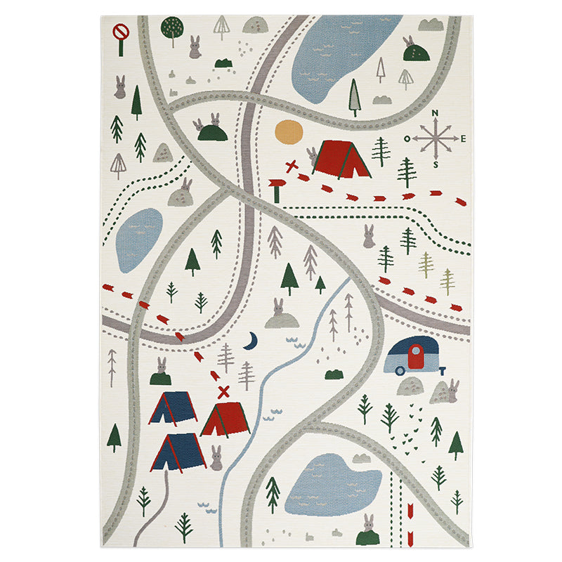 Nattiot Kid's indoor & outdoor play mat Little Camper - 123 x 180 cm