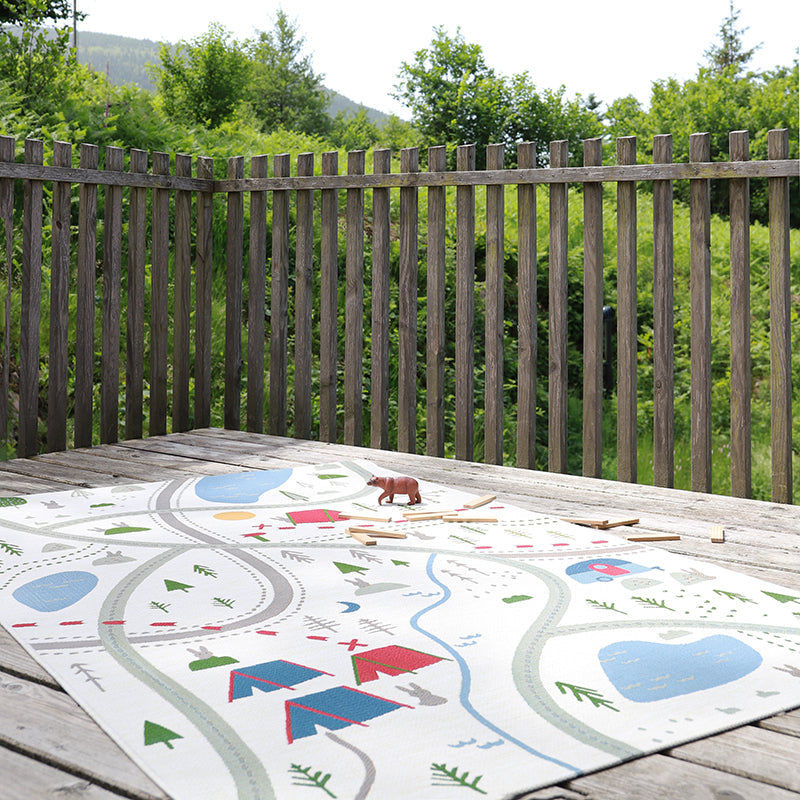 Nattiot Kid's indoor & outdoor play mat Little Camper - 123 x 180 cm