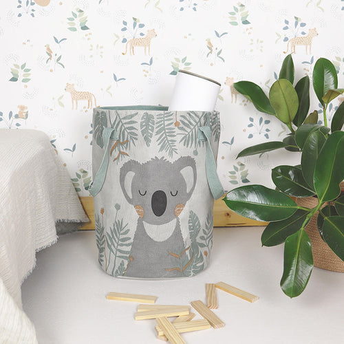 Nattiot Cotton Storage Basket for Kid's Room - Olsen - D30 x H40 cm