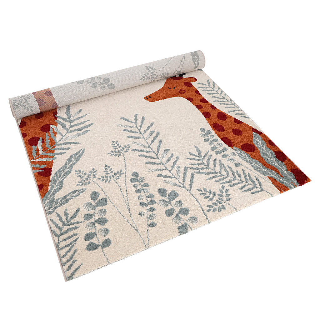 Nattiot Polypropylene Kid's Bedroom rug Giraffe - Nisu - 120 x 170 cm