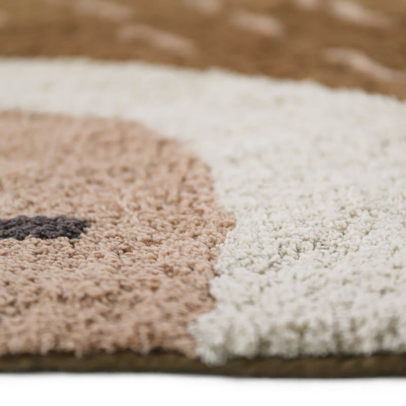 Nattiot washable cotton baby room rug with little fox - Marlo - 85 x 120 cm