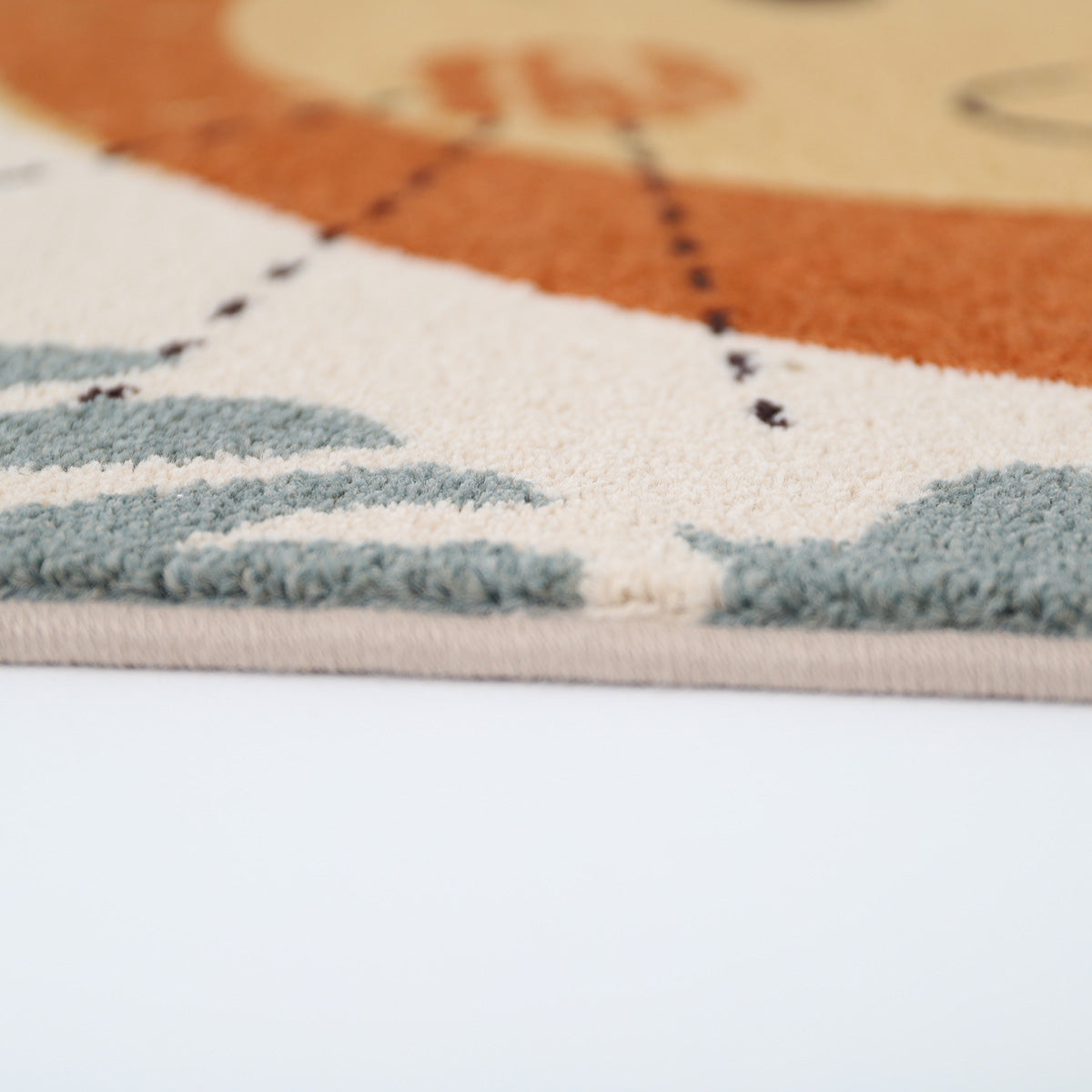Nattiot Polypropylene Kid's bedroom Lion rug - Ichiro - 120 x 170 cm