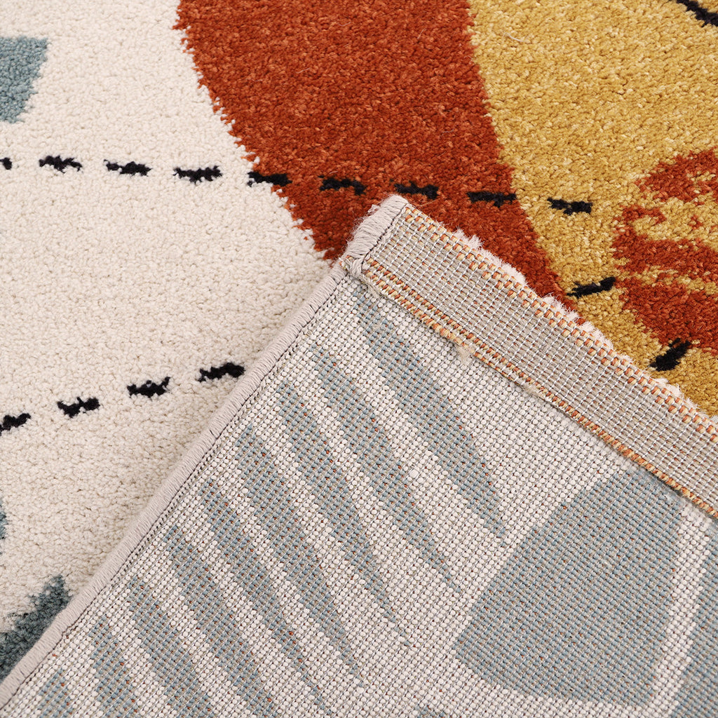 Nattiot Polypropylene Kid's bedroom Lion rug - Ichiro - 120 x 170 cm