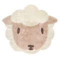 Nattiot  washable Cotton Kid's bedroom rug with a small sheep - Lolho - 110 x 100 cm