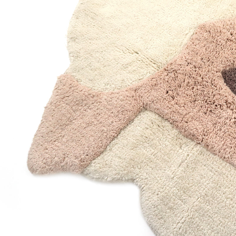 Nattiot  washable Cotton Kid's bedroom rug with a small sheep - Lolho - 110 x 100 cm