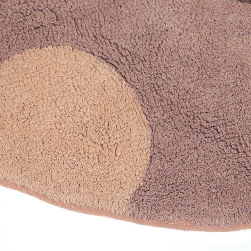 Nattiot Washable Cotton Kid's bedroom rug with small leopard print - Little Sören - 105 x 95 cm