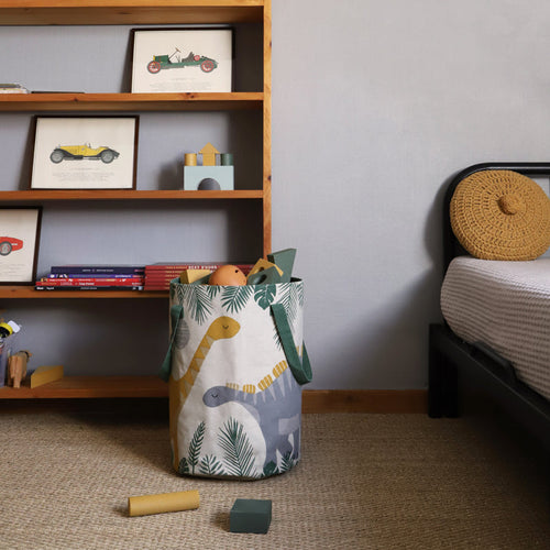 Nattiot Cotton Kid's Room Storage Basket - Sensaku - D 30 x H 40 cm