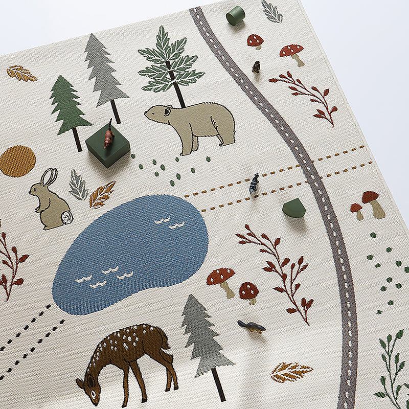 Nattiot Indoor & Outdoor Kid's Play Mat - Little Forest - 123 x 180 cm
