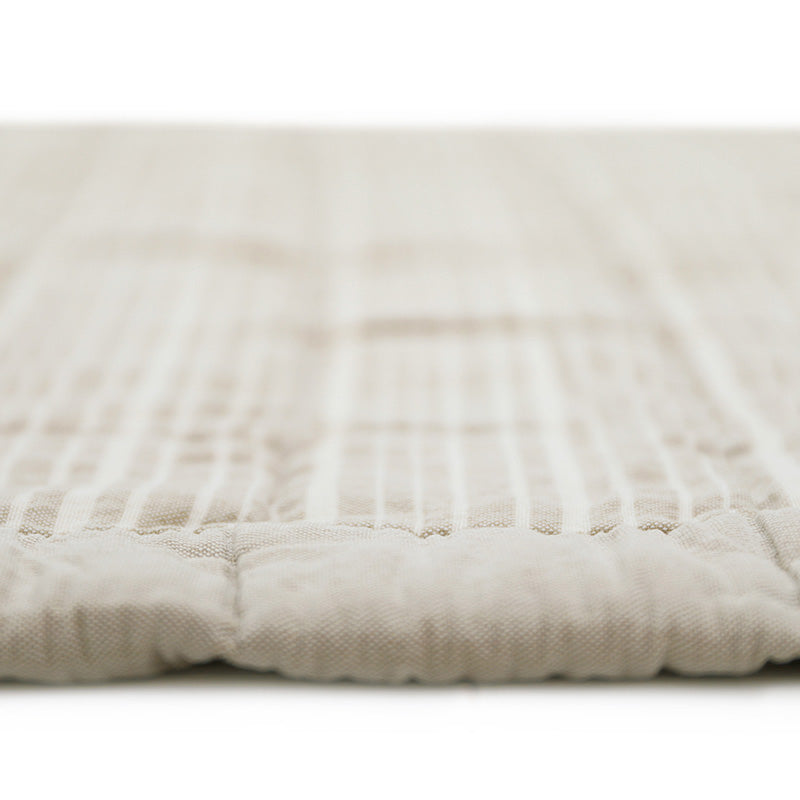 Nattiot Reversible Washed Cotton Baby blanket - Anna Sand - 100 x 87 cm