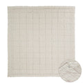 Nattiot Reversible Washed Cotton Baby blanket - Anna Sand - 100 x 87 cm
