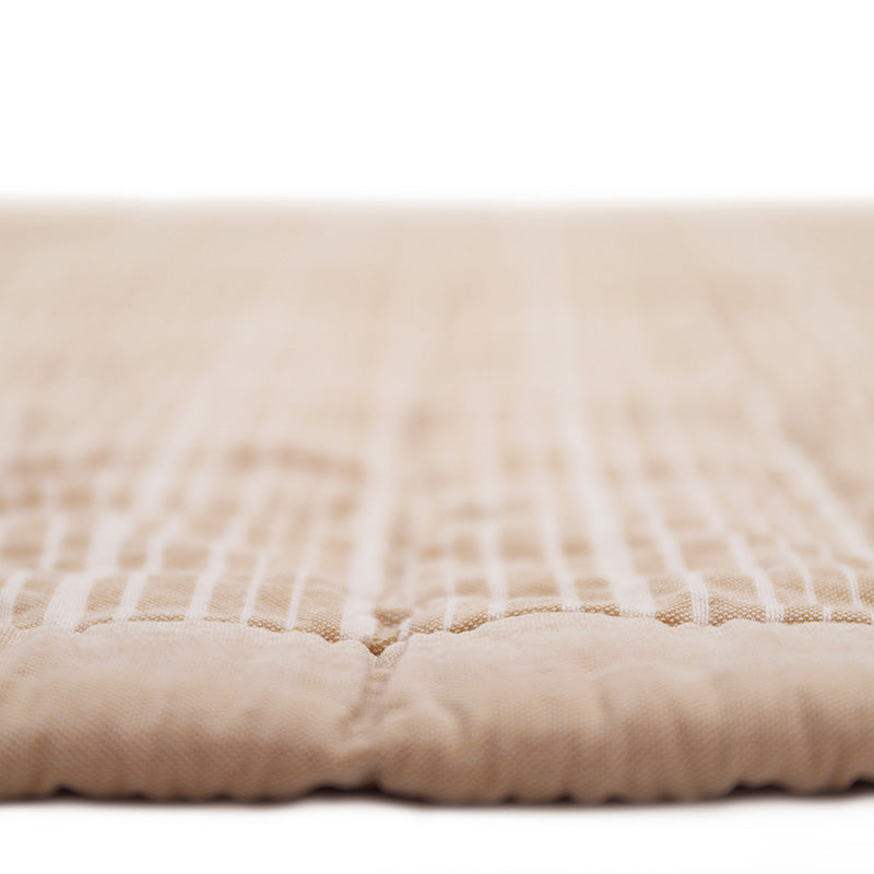 Nattiot Reversible Washed Cotton Baby blanket - Anna Terrcota - 140 x 100 cm