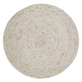 Nattiot Round felted wool rug - NEETHU OAT M - D 140 cm