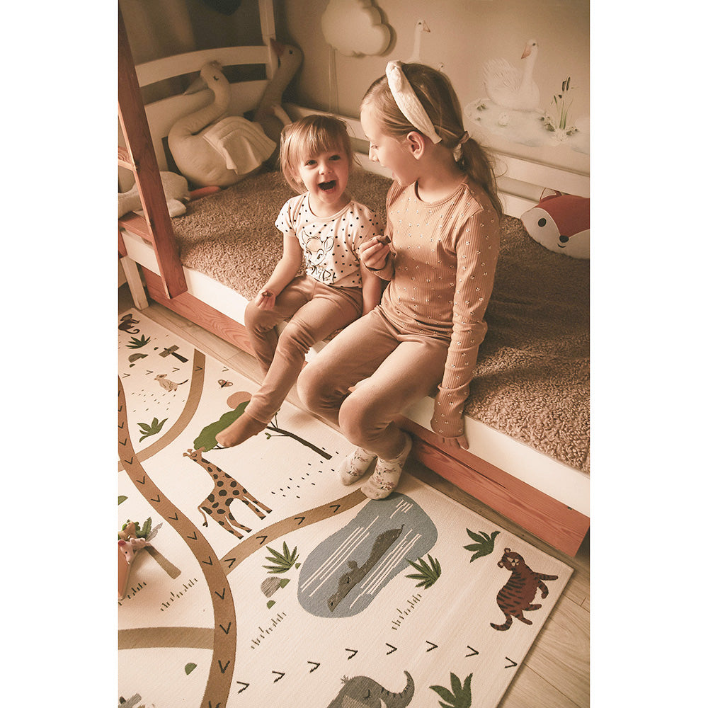 Nattiot Indoor & Outdoor Children's Play Mat - Little Savannah - 123 x 180 cm