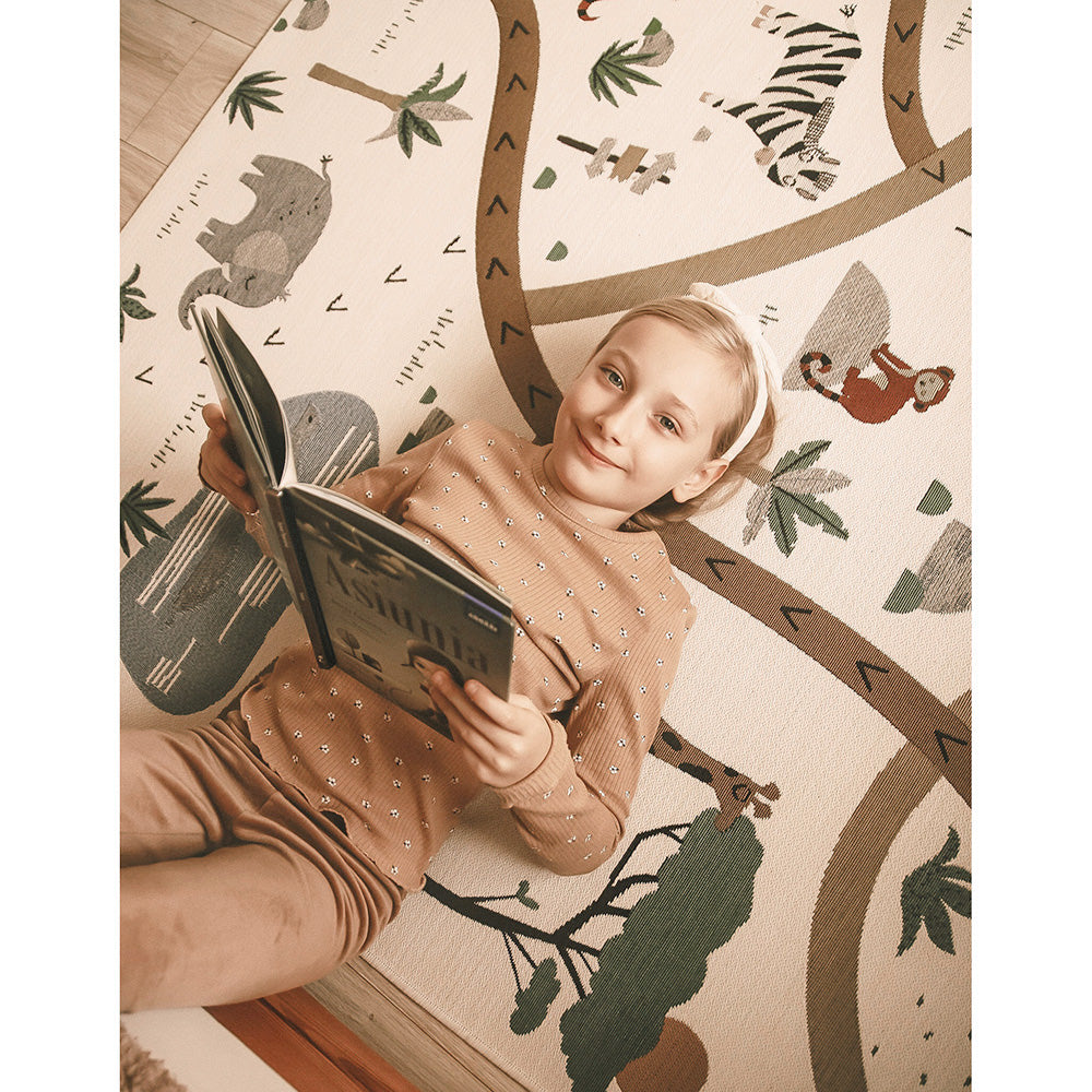 Nattiot Indoor & Outdoor Children's Play Mat - Little Savannah - 123 x 180 cm