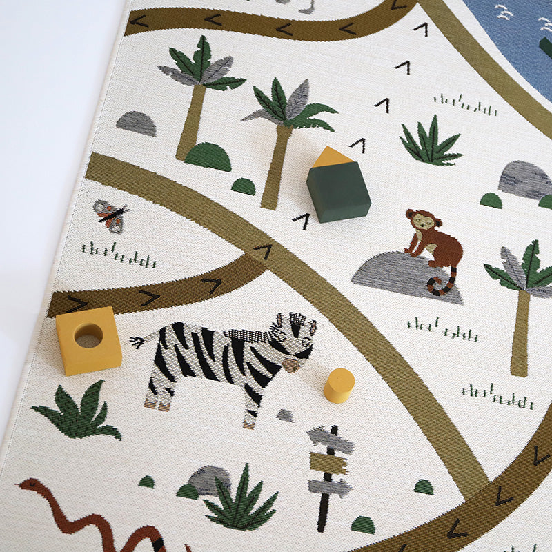 Nattiot Indoor & Outdoor Children's Play Mat - Little Savannah - 123 x 180 cm