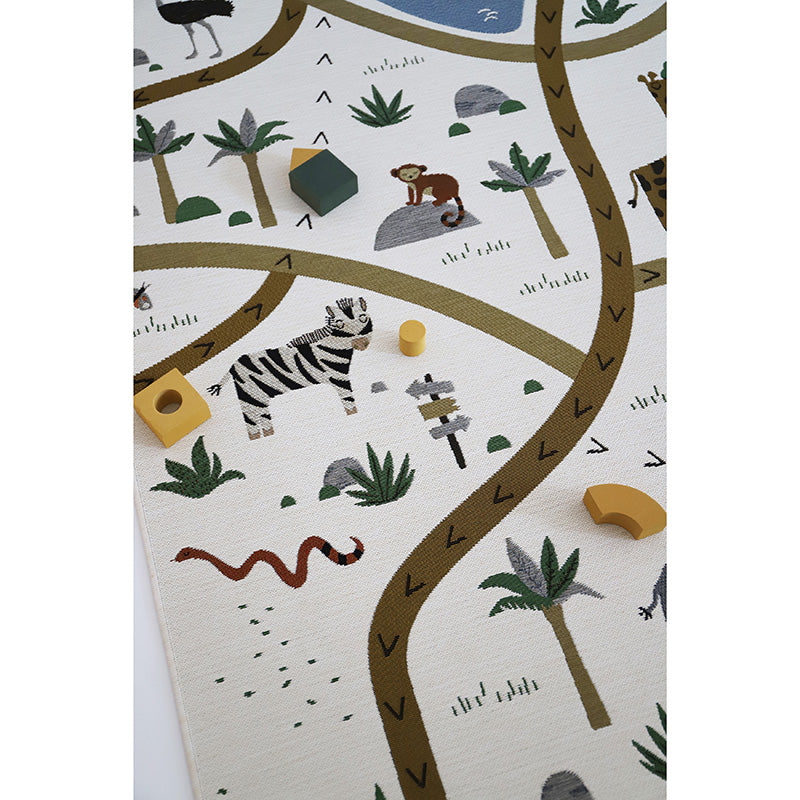 Nattiot Indoor & Outdoor Children's Play Mat - Little Savannah - 123 x 180 cm