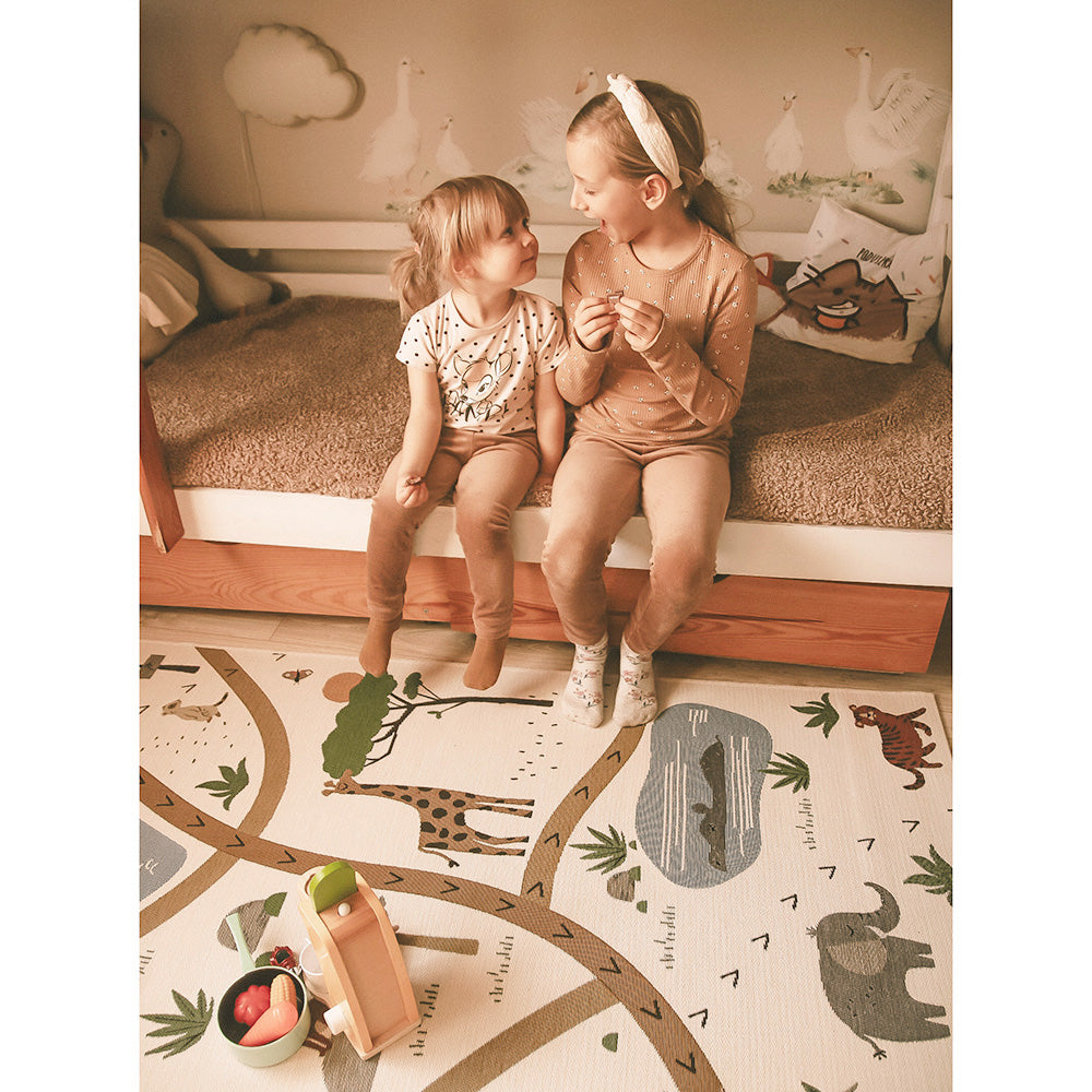 Nattiot Indoor & Outdoor Children's Play Mat - Little Savannah - 123 x 180 cm