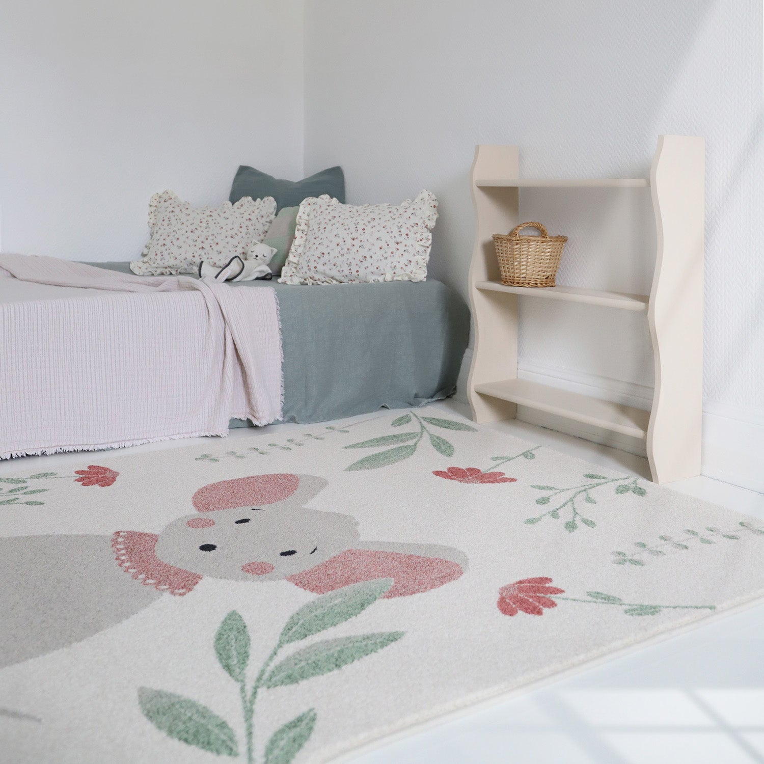 Nattiot Polypropylene Kid's rug little mouse - Poly - 120 x 170 cm