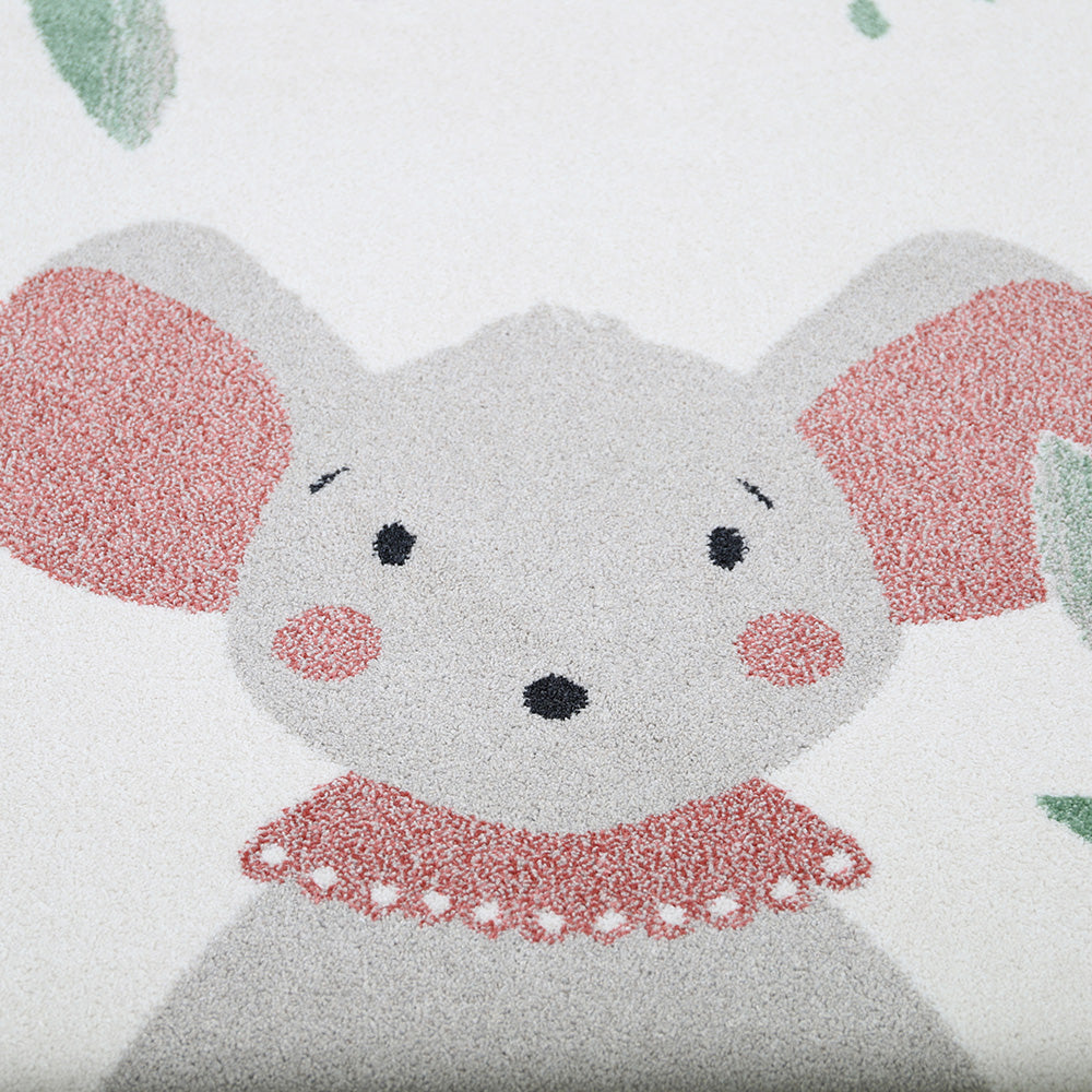 Nattiot Polypropylene Kid's rug little mouse - Poly - 120 x 170 cm