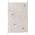 Nattiot Washable cotton Kid's bedroom rug with floral pattern - Gentle Flora - 120 x 180 cm