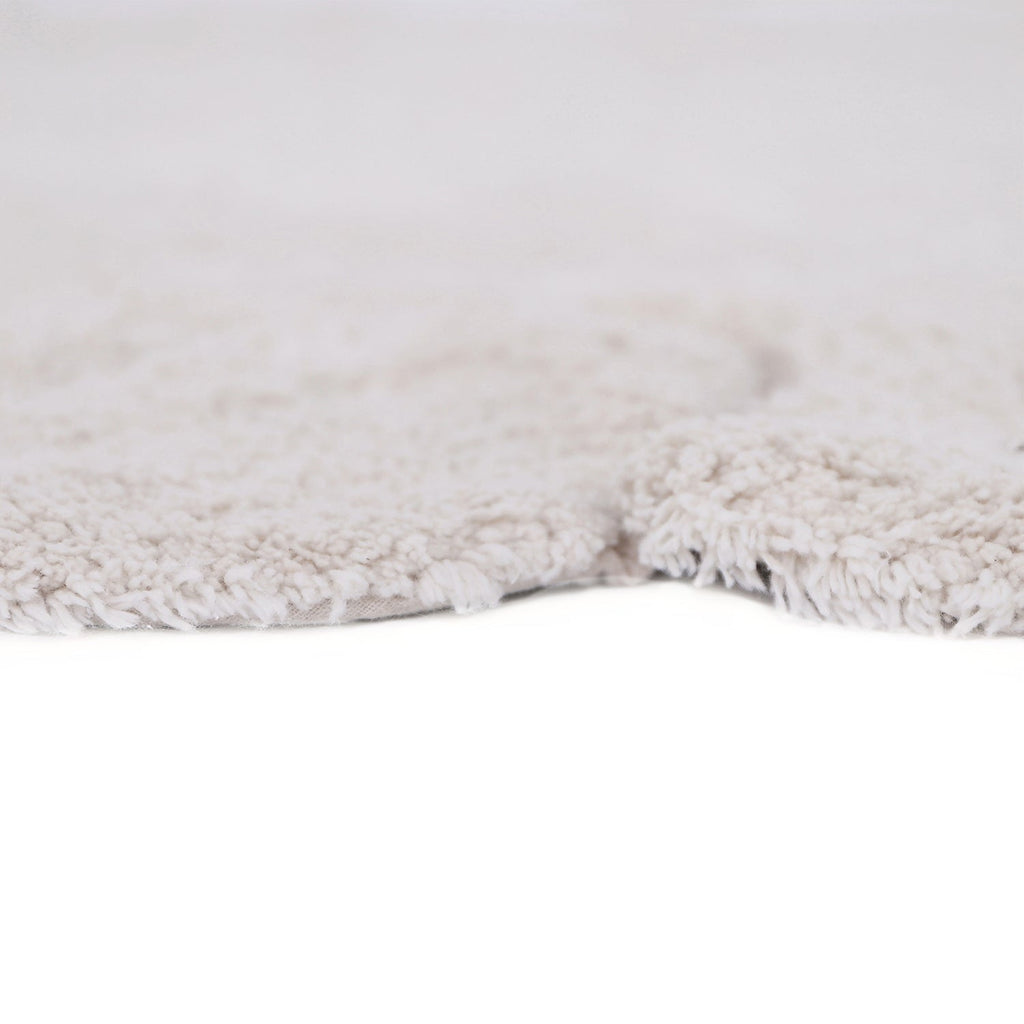 Nattiot Round Washable Cotton Kid's Bedroom Rug with "Petals" Finish - Gabrielle - D 110 cm