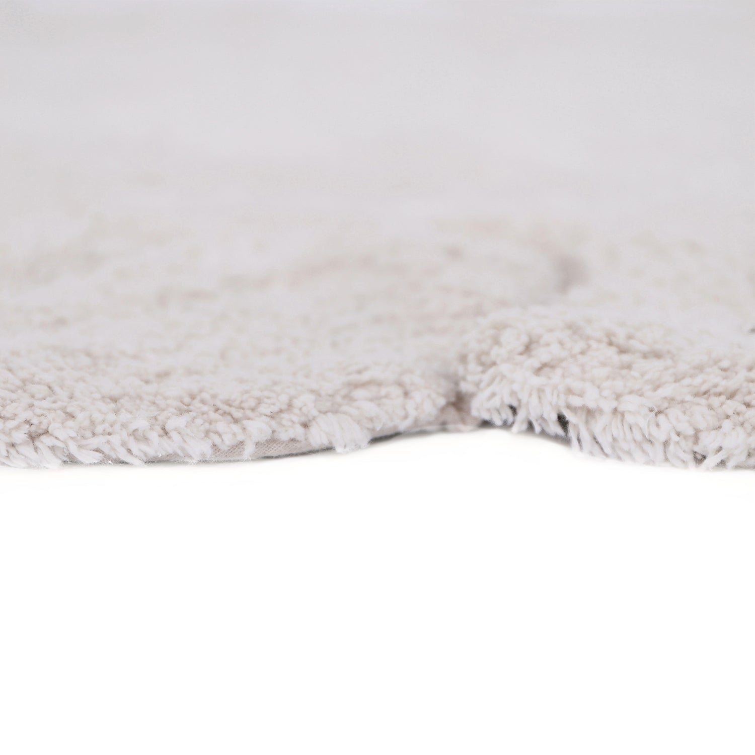 Nattiot Round Washable Cotton Kid's Bedroom Rug with "Petals" Finish - Gabrielle - D 110 cm
