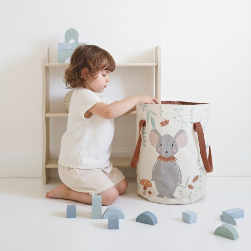 Panier de rangement pour chambre enfant POLY nattiot-shop