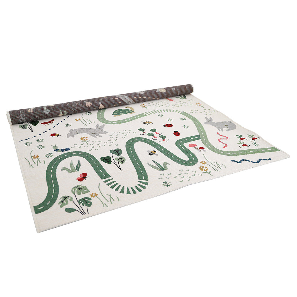 Nattiot Indoor & Outdoor Children's Play Mat - Garden Life - 123x 180 cm