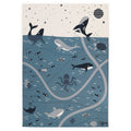 Nattiot Indoor & Outdoor Children's Play Mat - Deep Blue - 123 x 180 cm