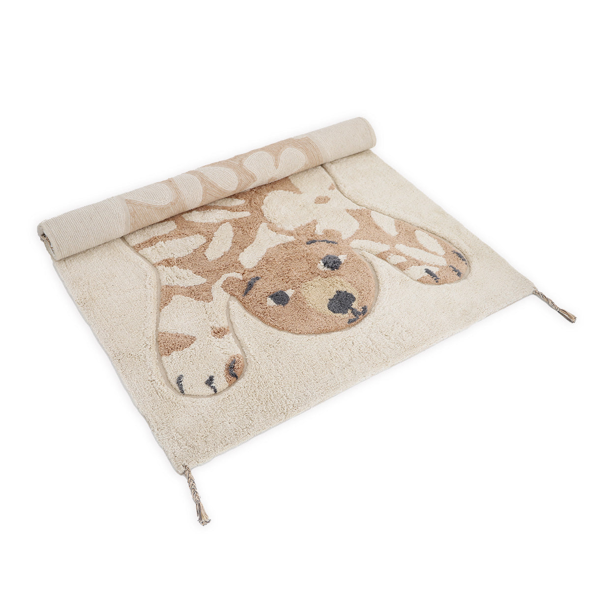 Tapis enfant coton lavable FLOWERBEAR 