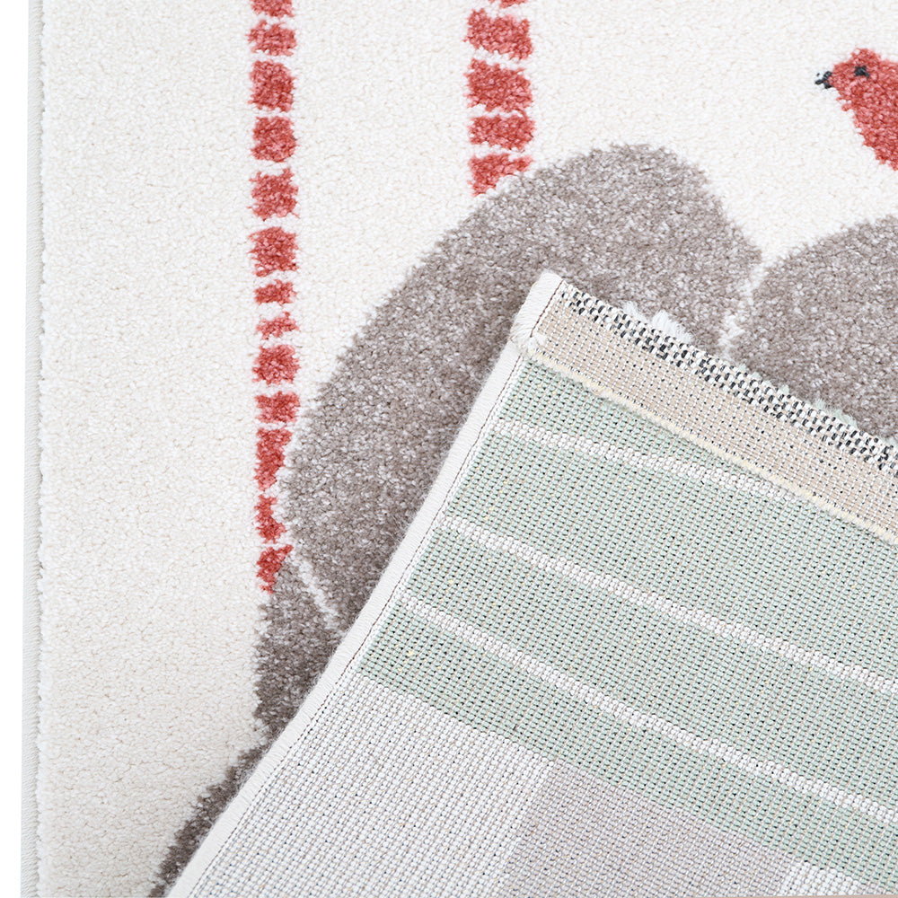 Nattiot Polypropylene Elephant Kid's bedroom rug - MAMALENA - 120 x 170 cm