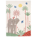 Nattiot Polypropylene Elephant Kid's bedroom rug - MAMALENA - 120 x 170 cm