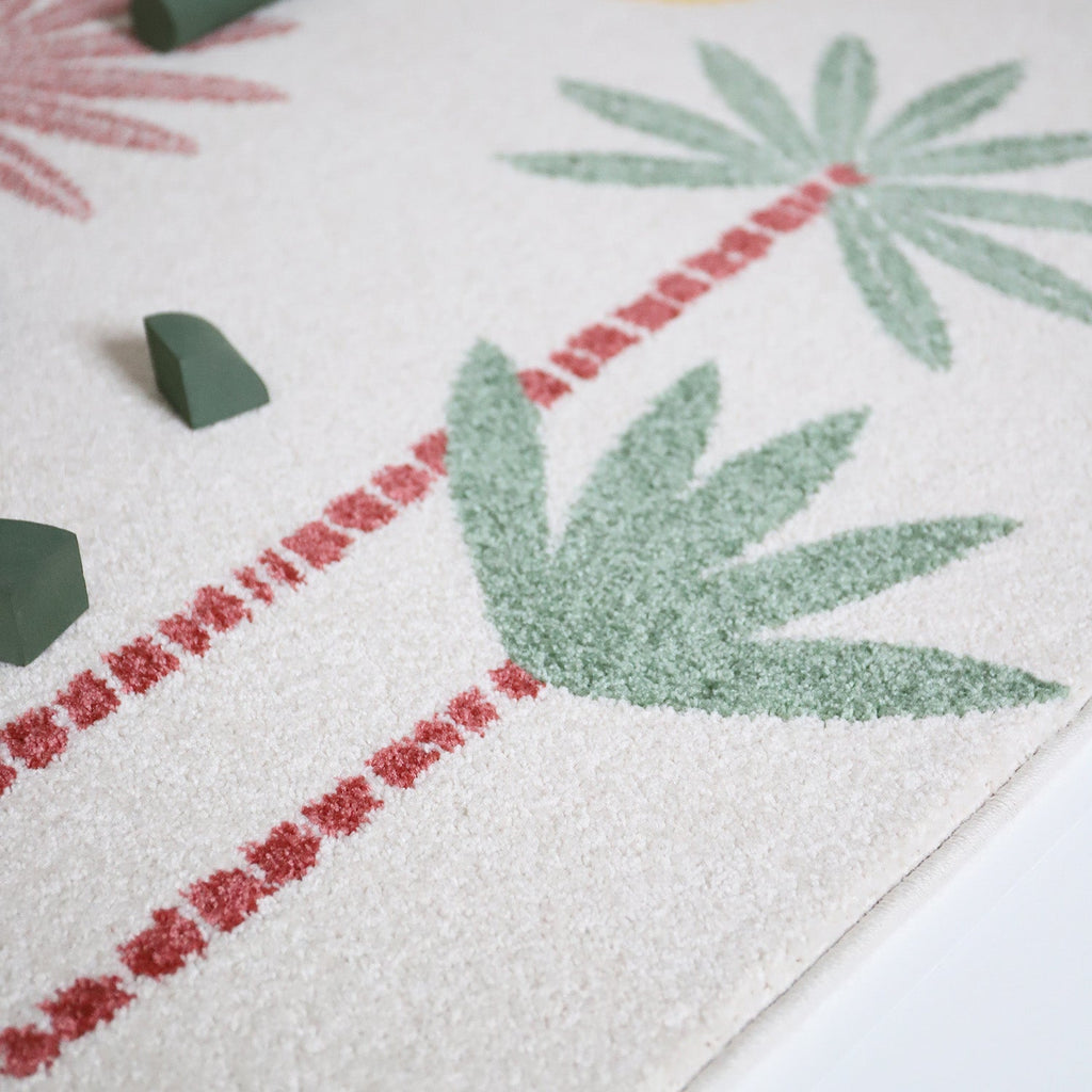 Nattiot Polypropylene Elephant Kid's bedroom rug - MAMALENA - 120 x 170 cm