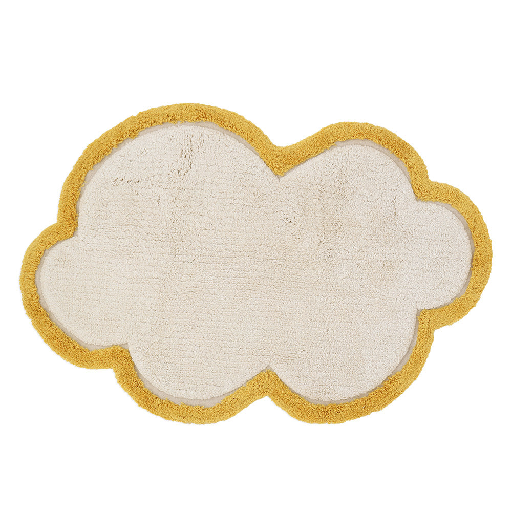 Tapis enfant nuage Little Nimbus Citrus nattiot-shop