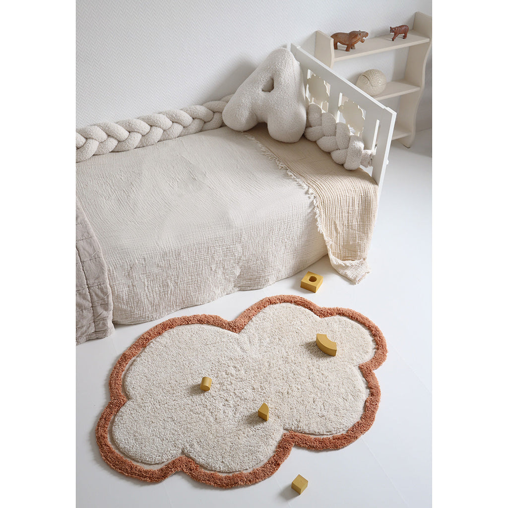 Tapis enfant nuage Little Nimbus Toffee nattiot-shop