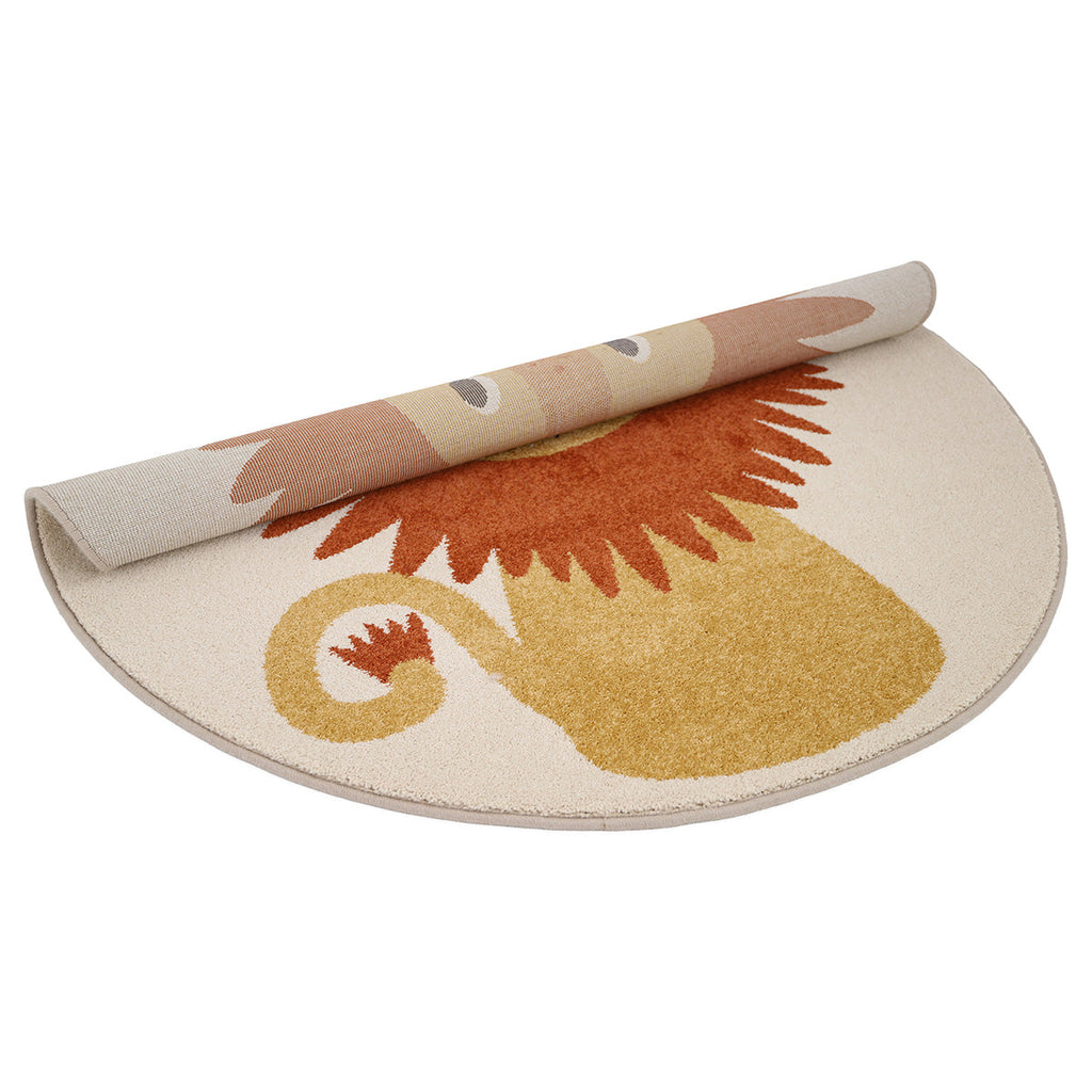 Tapis enfant rond petit lion TIAGGO nattiot-shop