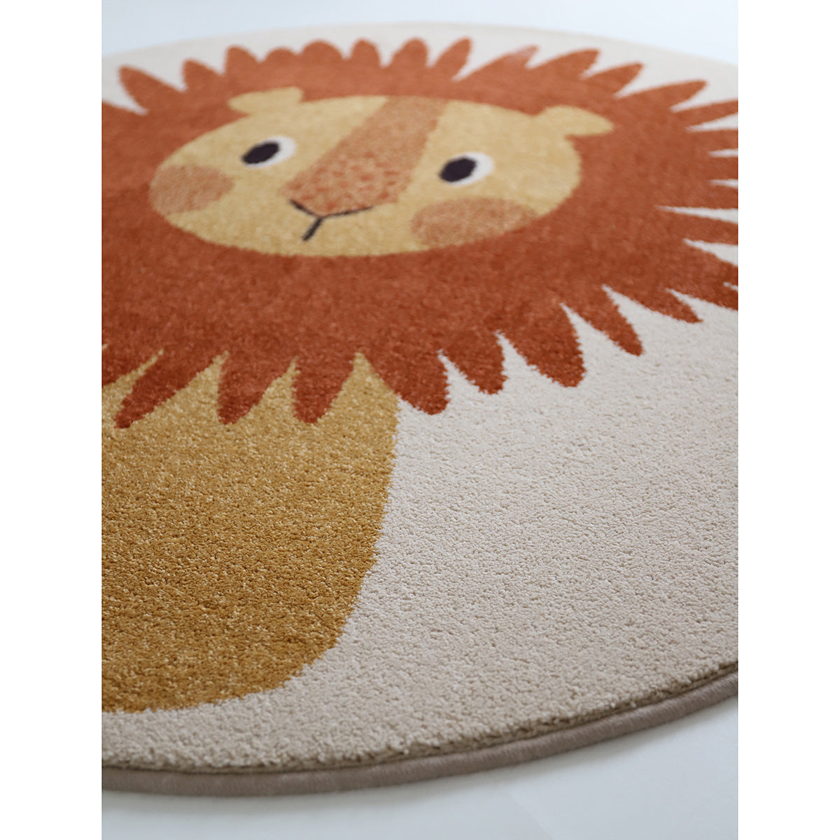 Tapis enfant rond petit lion TIAGGO nattiot-shop