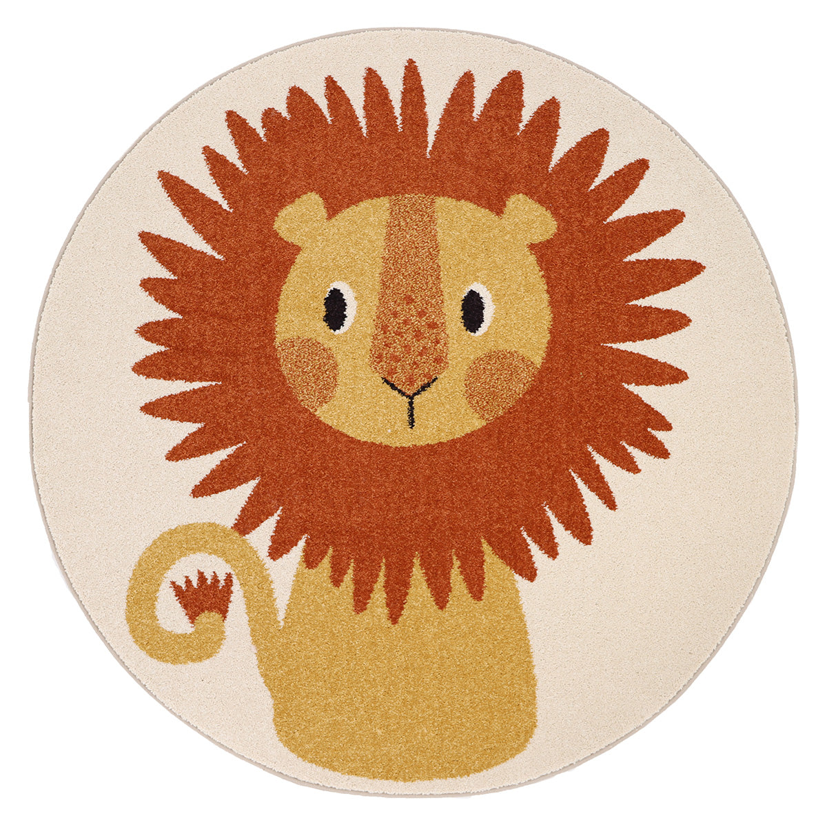 Tapis enfant rond petit lion TIAGGO nattiot-shop