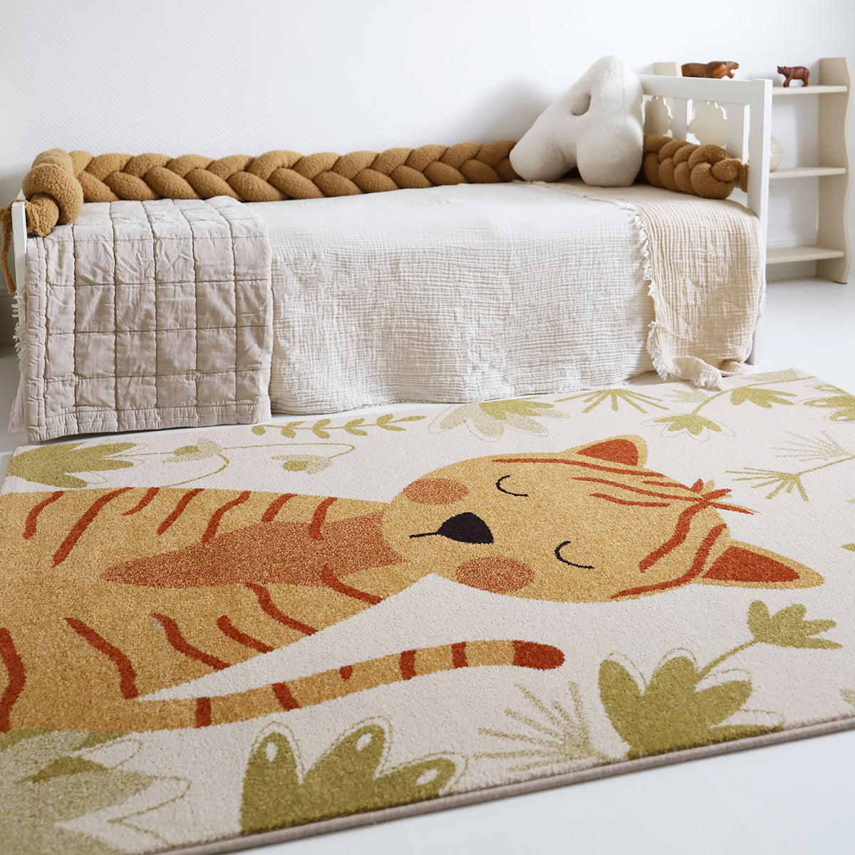Tapis enfant tigre SILLY nattiot-shop