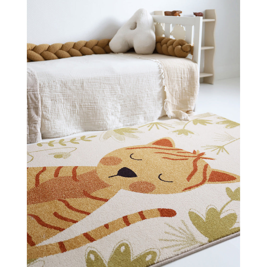 Tapis enfant tigre SILLY nattiot-shop