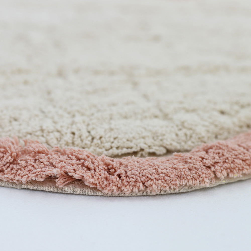 Nattiot Washable Cotton Kid's Rug Little Nimbus Blush - 70 x 110 cm