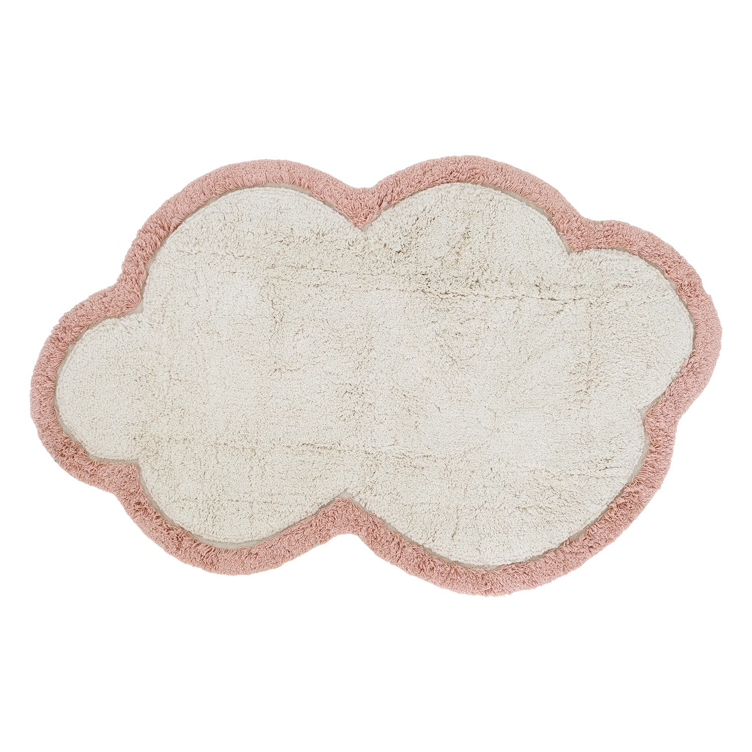 Nattiot Washable Cotton Kid's Rug Little Nimbus Blush - 70 x 110 cm