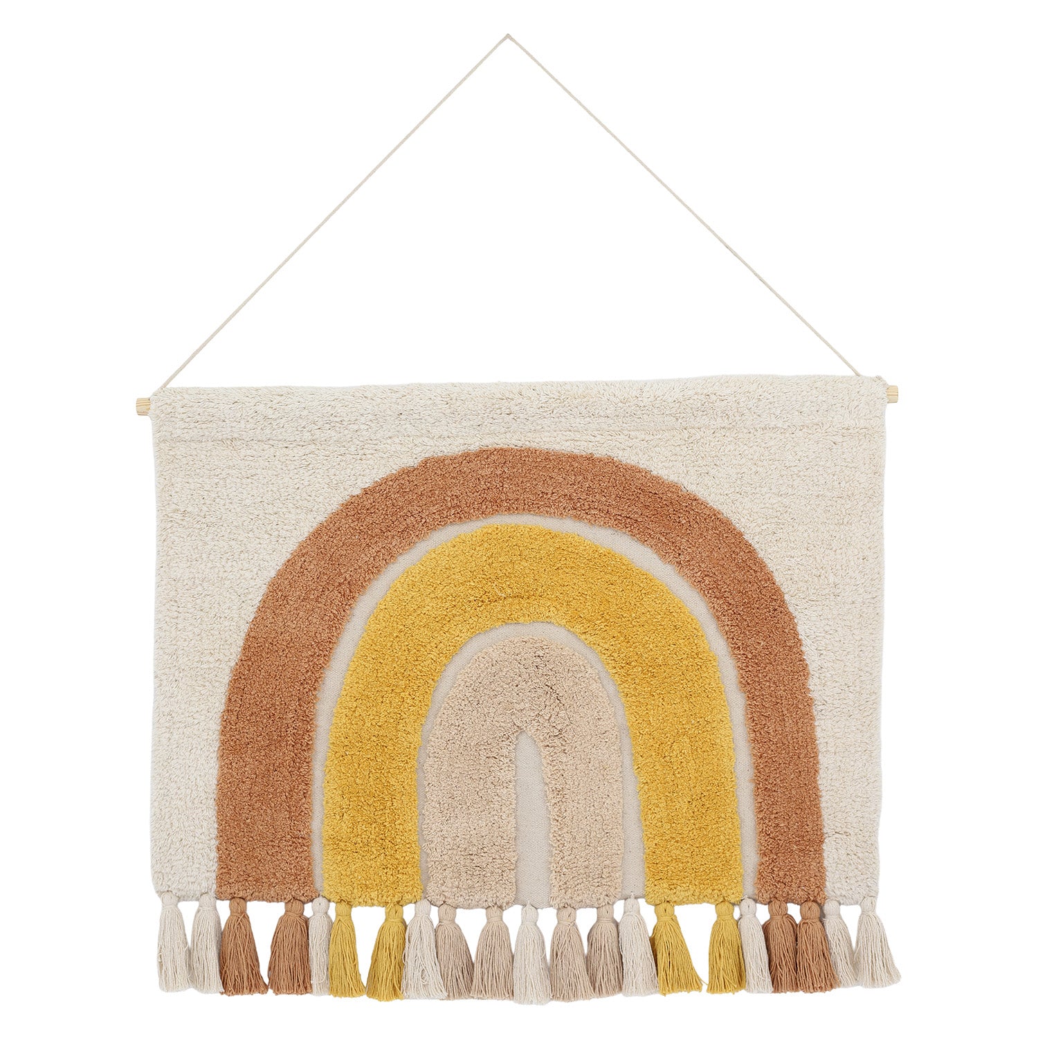 Nattiot Kid's Bedroom Cotton Wall Decor RAINBOW Toffee - 80 x 50 cm